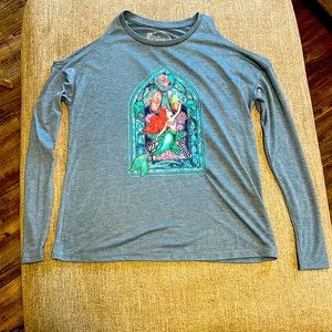 Little Mermaid long sleeve with cut outs!